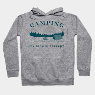 camping - my kind of therapy Hoodie